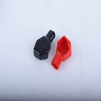 Capuchon de borne de batterie personnalisé en plastique pour borne négative en caoutchouc, protection de borne de batterie de voiture