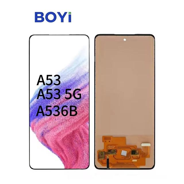 Factory Screen For Samsung A53 A53 5G A536B OEM OLED INCELL With Frame Lcd Display Pantalla Original for Replacement repair