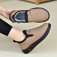 Bottes d'hiver unisexes imperméables antidérapantes et thermiques avec design à points diamantés et tige facile d'entretien – Confort optimal