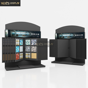 Tùy Chỉnh Hiện Đại Khảm Màu Đen Kim Loại Gốm Gạch Mẫu Bảng Hiển Thị Đứng Với Cho Khả Kháng Nước Thiết Kế Cho Showroom Sử Dụng - Product Image 5