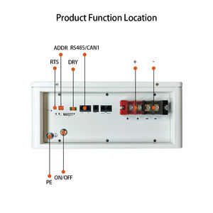 Batería de Iones de Litio Recargable de 2.56KWH 25.6V 100Ah, Panel Solar, Banco de Baterías de Litio, Baterías Solares de Litio - Product Image 3