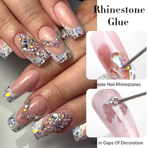 <span class=keywords><strong>LILYCUTE</strong></span> Gel de Relleno de 10ml para Uñas, Estilo Jeringa, Pegamento para Pedrería, Marca Privada, Adhesivo Súper Fuerte para Salón - Product Image 4