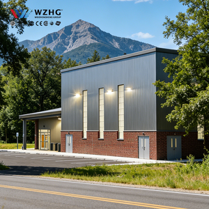 Structure en acier galvanisé à chaud durable, garage industriel, entrepôt, durée de vie de 50 ans, résistance au vent de 200 km/h, certifié ISO9001 - Product Image 1