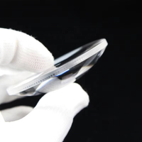 Lente Convexa Doble de Diámetro Personalizado de 25,4 mm, Lente Convexa Esférica con Revestimiento AR de Vidrio Óptico para Proyectores y Equipos Ópticos