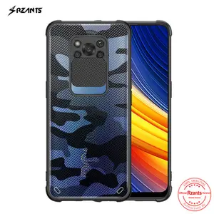 Rzants Camouflage Lens Gevallen Slide Camera Lens Cover Mobiele Telefoon Case Voor Xiaomi Poco X3 / X3 Nfc/X3 pro