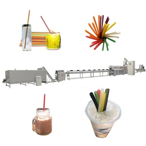 Macchina per la Produzione di Cannucce Commestibili in Acciaio Inox di Grado <span class=keywords><strong>Alimentare</strong></span>, 100-150kg/h, per Cannucce di Riso e Tapioca - Product Image 1