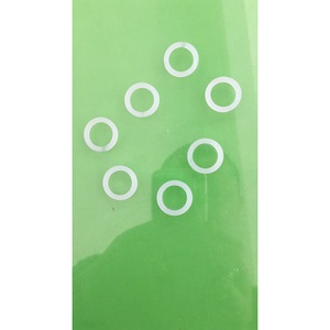 Flat Plastic <b>Washers</b> Plain Finish General Industry Use 6 Pieces Green Color - Product Image 1