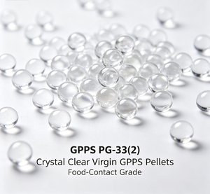 เม็ดพลาสติก GPPS PG‑33(2) บริสุทธิ์ ใสเหมือนคริสตัล สำหรับใช้งานทั่วไป เม็ดพลาสติก GPPS เกรดสัมผัสอาหาร สำหรับโคมไฟและภาชนะบรรจุอาหาร - Product Image 3