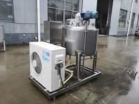 Réservoir de refroidissement et de chauffage du lait/réservoir de refroidissement du lait en acier inoxydable SUS304