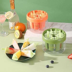 Molde de plástico para helados, bandeja para hacer paletas de helado DIY, herramientas caseras para hacer cubitos de hielo, suministros para fiestas de verano - Product Image 4