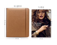 Organizador de documentos A4 con logotipo personalizado y cremallera, carpeta de archivos, Notebook, regalo de oficina y negocios