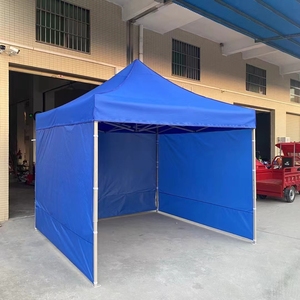 Nuovissima Tenda Pieghevole 3x3 <span class=keywords><strong>Metri</strong></span> 10x10 Piedi Blu Impermeabile in Acciaio per Esterni Tessuto Oxford 300D/420D/600D Personalizzabile per Fiere - Product Image 5