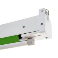 Écran de projection motorisé rétractable HEYU en tissu Oxford Chroma Green avec télécommande
