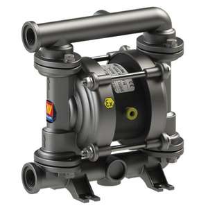 MECLUBE - 028-S035-AB3 Bombas de diafragma doble accionadas por aire Mod. SS35 en ACERO INOXIDABLE AISI 316 Junta en PTFE - Product Image 1