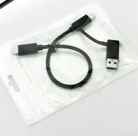 Câble USB3.0 Type-C haute vitesse 10 Gbps Double interface Câble de données pour ordinateur et téléphone portable Matériel plastique