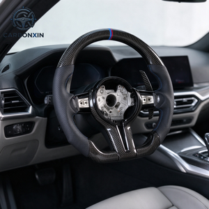 Volant de voiture en cuir personnalisé pour BMW F10 F20 F15 F31 F30 F32 F34 F36 X1 X2 X3 X4 X5 X6 M2 M3 M4 E90 E92 E82 E53 E89 E81 - Product Image 5