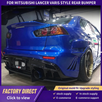 Pare-chocs arrière pour Mitsubishi Lancer Evo 10, kit carrosserie, couvre-pare-chocs arrière, pièces de modification pour course automobile