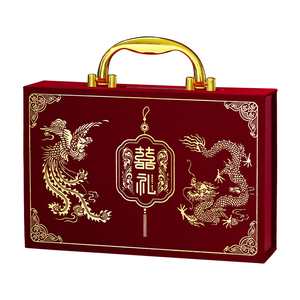 订婚婚礼嫁妆钱箱高档结婚用品嫁妆盒 - Product Image 1