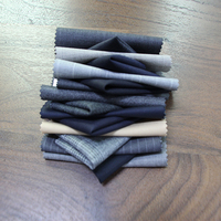 Tissu en laine peignée 100% de poids moyen 320GSM 90/2 Twill pour costumes de mariage sur mesure, blazers et pantalons pour hommes