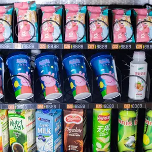Distributeur automatique d'aliments et de boissons froids, vente en gros, distributeur automatique, distributeur japonais pour aliments et boissons