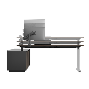 Mới nhất thường vụ bàn kim loại khung chuyển đổi 3 giai đoạn Chiều cao có thể điều chỉnh bảng điều hành cho văn phòng nhà sử dụng - Product Image 2