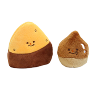 Jouet en peluche de style classique coréen patate douce châtaigne pour chien en coton pour Instagram