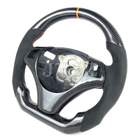 Volant de direction FOCar en Alcantara, daim et fibre de carbone pour BMW E90 E91 E92 E81 E82 E82 E87 E88 2011 2012 M Sport
