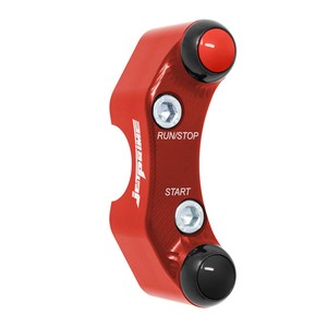 Interruttore Manubrio Destro per Ducati Hypermotard 796 (Fori Sfuocati) (Rosso) - Product Image 3
