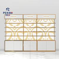 Étagère de présentation de parfums et cosmétiques de luxe, de style arabe, écologique, imperméable, recyclable, durable, de haute qualité, avec éclairage LED, personnalisable