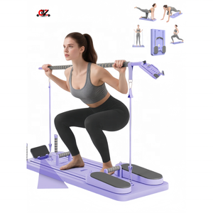 Equipo de Pilates Plegable de Acero de Alta Gama con Empaque Personalizable, Temporizador, Pantalla LED, Multifuncional, Portátil, para Ejercicio en Casa o Gimnasio - Product Image 1
