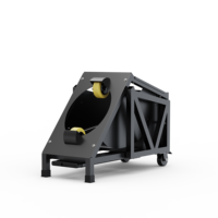 Robot de basketball intelligent portable avec lanceur automatique et filet de rebond pour l'entraînement sur terrain