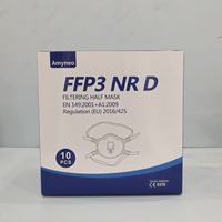 Masque FFP3 certifié CE Sk8833V, masque respiratoire jetable à 5 couches, masque de protection faciale de sécurité industrielle EN149, approvisionnement en vrac