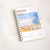 Carnet à spirale A5 à couverture PP de qualité supérieure avec séparateurs de Depai-Carnet à spirale de qualité supérieure avec séparateur d'onglet d'index coloré