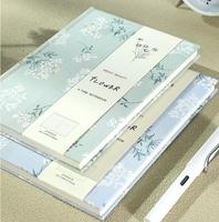 Carnet personnalisé A5 en tissu à couverture rigide Nouveau design Journal de fleurs imprimées Papeterie promotionnelle et fournitures scolaires