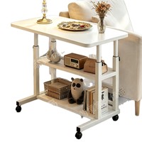 Bureau de travail extensible OEM, table télescopique extensible, plateau stable, structure en métal, bureau multifonctionnel pour la maison