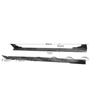 Alerones Laterales de Fibra de Carbono Estilo MAD, Extensión de Alerón, Color Negro Carbono Pulido, para Kit de Carrocería Serie 3 F30 - Product Image 2