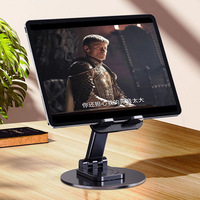 Support de téléphone portable et tablette pliable en ABS avec logo personnalisé, design portable pour une utilisation sur le bureau