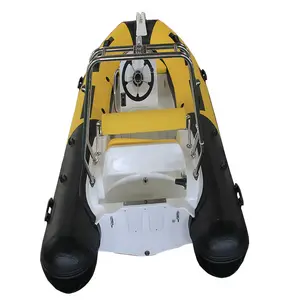 China Factory 3.9M RIB 390 with Hypalon tube Inflatable Fiberglass hull Boots RIB Boats ships for sale