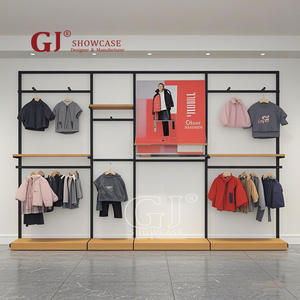 Modern Retail Clothing Display Hersteller-Kunden spezifische Kleider ständer & Boutique-Vitrinen für Herren bekleidungs geschäfte - Product Image 3