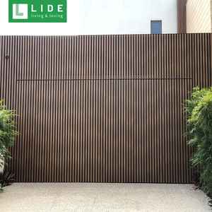 Hot Seller Porte de <span class=keywords><strong>garage</strong></span> automatique motorisée pour voiture commerciale, à montage encastré, aspect bois - Product Image 3