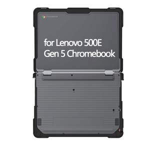 <span class=keywords><strong>Funda</strong></span> Protectora para Laptop <span class=keywords><strong>Lenovo</strong></span> 500E Gen 5 Chromebook, Resistente a Impactos, de TPU Rígido y PC, con Protección Anticaídas de 360 Grados - Product Image 1