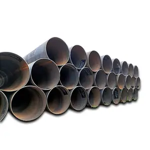 Venda quente ASTM A53 Erw aço redondo soldado Ppe tubo preto suave fabricante de tubos de aço carbono para material de construção