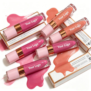 Brillo Labial Big Wand, Brillo Labial Rosa Brillante, Aceite Labial de Alto Brillo, Tinte Labial Hidratante, Maquillaje con Logotipo Personalizado - Product Image 3