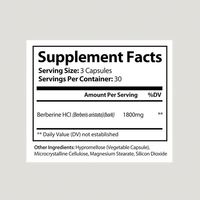 Suplemen Ekstrak Berberin HCL 1800mg Non-GMO untuk Mendukung Imunitas