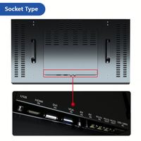 Support mural incurvé pour écran vidéo LCD/LED, contrôleur de séparation 2x2, SDK intérieur, signalisation numérique OEM pour magasins de détail