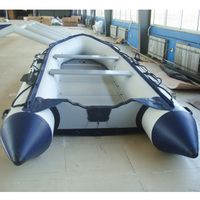 Bateau gonflable de luxe personnalisé, en contreplaqué, 2.3m, en tissu Pvc