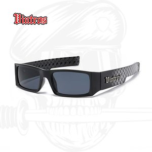 -Vintros fábrica venta al por mayor estilo Gangsta logotipo personalizado nuevo rectángulo West Coast Chicano gafas de sol deporte hombres 2024 - Product Image 1