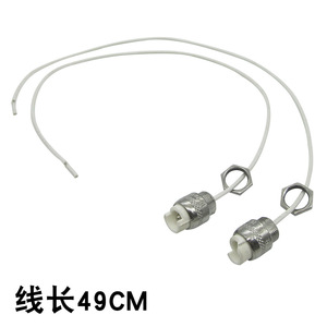 Soporte para lámpara de tubo superior, aleación de zinc, cerámica, 13,5mm, para base de lámpara R7S - Product Image 2