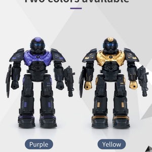 Robot modèle Robocop SJY-R20 RC, jouet éducatif précoce, détection de geste, télécommande intelligente, fonctionne sur piles, plastique, 10m - Product Image 6