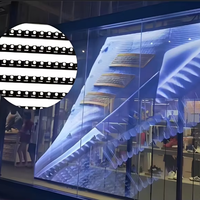 Écran en verre polychrome d'intérieur de RVB LED G7.82-15.625 IP43 conforme pour des affichages de signage de Digital de libre-service de centre commercial